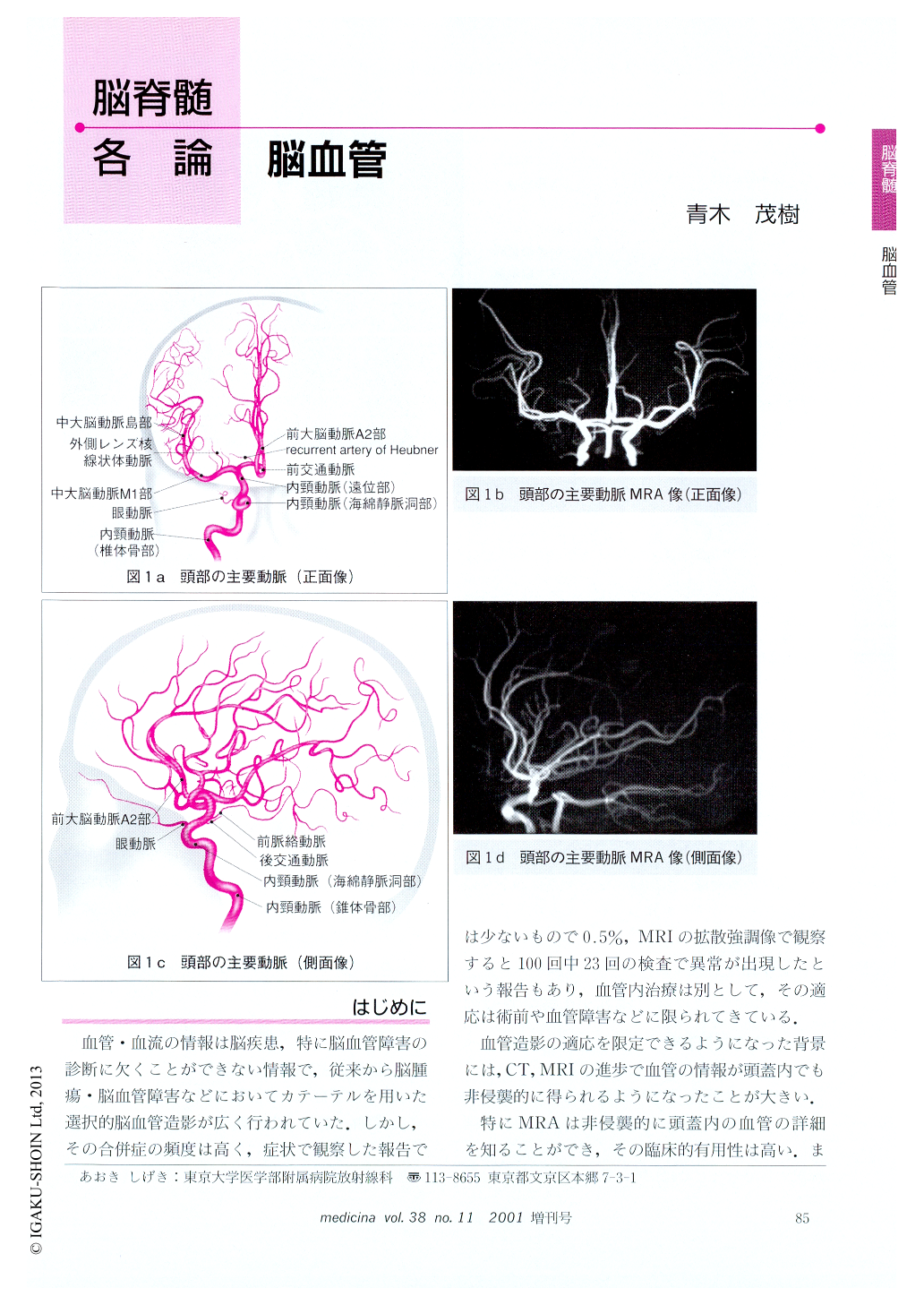 脳血管 (medicina 38巻11号) | 医書.jp