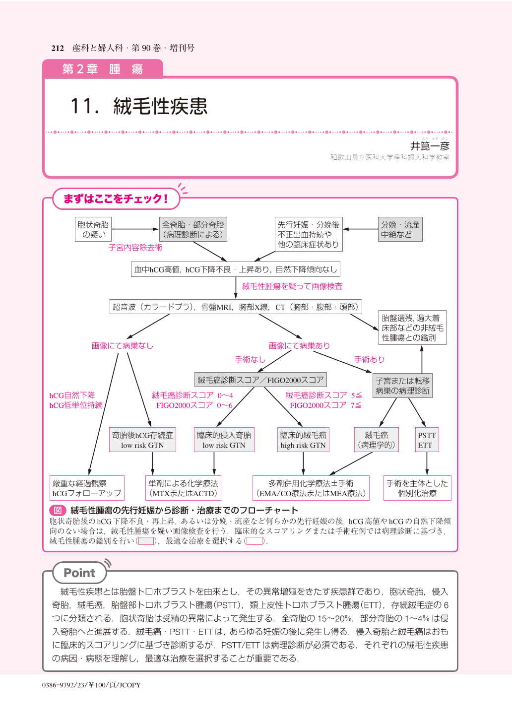 11．絨毛性疾患 (産科と婦人科 90巻13号) | 医書.jp